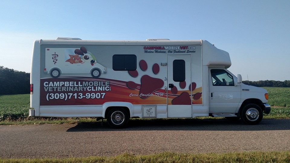 Campbell Mobile Veterinary Clinic Tremont Illinois Mobile Vet